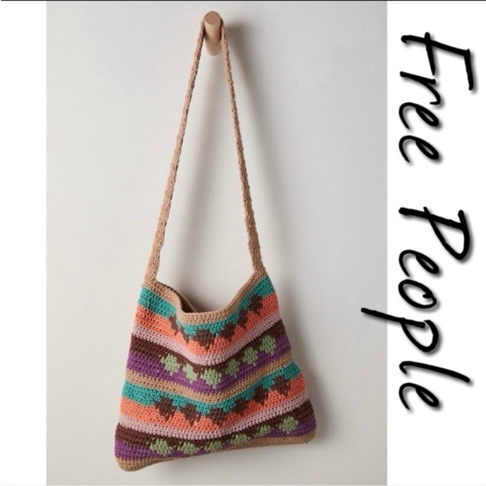 Free People Momento Crochet Bag One Size NWT